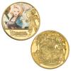 Monedas Conmemorativas de Dragon Ball Son Goku Vegeta Monedas de Anime Monedas de Metal Fundido Mercancía Regalos Coleccionables