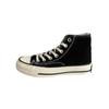 Sapatos de lona branca clássicos sapatos brancos femininos tênis pretos tênis estudantes estilo coreano sapatos casuais de salto plano sapatos de pano