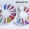 Decorações de Unhas Mais Vendidas na Amazon 12 Compartimentos Prato Redondo Brocas Mistas para Nail Art Strass Coloridos de Fundo Plano Adesivos Irregulares