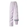 IZEXX Marca de Moda Chaqueta de Tres en Uno para Hombre Otoño/Invierno Pantalones de Exterior Pantalones de Trabajo Engrosados Cálidos Cortavientos Impermeable Resistentes al Desgaste