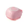 Escova de Silicone para Pet, Pente de Shampoo para Bebês e Crianças, Escova de Banho para Cães e Gatos com Adição de Líquido, Escova de Limpeza e Massagem para Banho