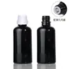 10 20 30 50ml Botella de Vidrio Negro para Aceite Esencial con Tapa de Plástico Negra Tapa de Baquelita Cabeza Grande Cabeza Pequeña Tapa Antirrobo