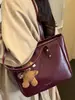 Bolso Retro de Gran Capacidad para Mujer 2026 Otoño Nuevo Estilo Coreano Bolso Tote Retro Bolsa de Hombro para el Trabajo y el Viaje