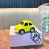 Chaveiro de Carro Esportivo em Liga de Zinco Carro de Puxar Modelo de Carro com Inércia Pingente de Bolsa Brinquedo para Estudante Chaveiro Pequeno Presente Venda por Atacado