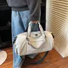 Bolsa Deportiva para Exteriores, Gran Capacidad, Ligera, Transpirable, Bolsa de Viaje Portátil, Separación de Seco y Húmedo, Bolso Cruzado Moderno para Equipaje de Mano para Hombres y Mujeres