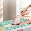 Tabla de Planchar Alfombrilla de Planchar Hogar Plegable Portátil Engrosada Planchado Almohadilla para Planchar Colgante Máquina de Planchar Paño Aislante Anti-Escaldaduras