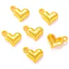 Accesorios para joyería DIY de aleación, colgante de corazón de amor mixto, colgante para pulsera, decoración de llave, colgante U096