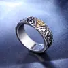 Joyería de comercio exterior al por mayor personalizada retro Nuevo Ojo Masónico anillo de acero de titanio para hombre