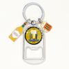 Abrebotellas Llavero Vidrio Oktoberfest Abrebotellas Portátil Llavero Accesorio Abre Tapa de Cerveza Aleación de Zinc