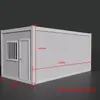 Oficinas Modulares de Contenedores de Múltiples Pisos para Empresas de Comercio Exterior, Viviendas Integradas Habitables, Contenedores para Sitios de Construcción