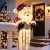 Nova Lâmpada de Neve Quente de Inverno Icicle Lâmpada Decorativa para Cerca Externa Luz de Neve para Cerca