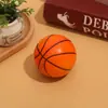 Balón de espuma PU de 6 cm para baloncesto infantil, juguetes de descompresión para liberar presión, juguetes de fútbol para liberar