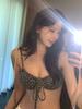 Bikini de Alta Gama para Niña con Estampado Floral, Push-Up para Pecho Pequeño, Pura Tentación, Aroma Delicado, Corte Alto, Bikini para Mujer