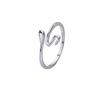 Anillo Dinámico de Serpiente Modelo Nuevo 2026 Super Brillante, Estilo Oscuro Ojos Verdes Frescos Anillo de Serpiente Zodiacal de Arco de Doble Capa Tendencia