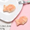 Melody pan hamburguesa comida juego resina pequeños accesorios pegamento crema DIY horquilla aretes casa de muñecas decoración mayoreo