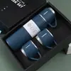 Nova Caneca Térmica de Aço Inoxidável 304 Três Tampas para Uma Caneca Copo para Uso Externo Copo Reto Portátil Conjunto de Presente Atacado Em Estoque