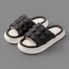 Lindas Pantuflas de Lino para las Cuatro Estaciones para Mujer, de Interior para el Hogar, Algodón Lino Antideslizantes Silenciosas, Pantuflas de Pareja para Hombre, Atuendo de Primavera y Otoño, Venta al por Mayor