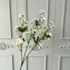 Flores Artificiais de Camomila para Casamentos, Margaridas Pequenas para Decoração de Mesa de Jantar em Casa, Flores Artificiais, Pequenos Crisântemos Selvagens, Flores de Seda Atacado