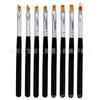 Pluma para Uñas Pluma Flor para Uñas Pluma con Forma Pluma Pintada para Arte de Uñas 8 Piezas con Forma de Pétalo Pintado