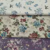 Tela de pana estampada con estampado floral pequeño vintage para otoño e invierno, para ropa de niños y mujeres, incluyendo chaquetas, chalecos, pantalones y camisas