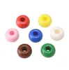 Kit de Materiales de Cuentas de Ábaco Acrílicas Coloridas de Agujero Grande para Pulseras, Collares y Accesorios de Joyería Hechos a Mano
