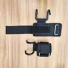 Barra horizontal gancho potenciador para dominadas equipo de fitness cinturón auxiliar de entrenamiento barra con doble gancho tirones duros equipo potenciador antideslizante