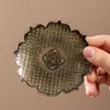 Soporte de incienso Xiangbantang Estilo Chino Nuevo Corazón Zen Sutra de Corazón Loto Soporte de incienso de múltiples orificios Uso en el hogar Quemador de incienso de sándalo Soporte de incienso Adorno