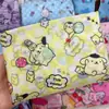 Sacola de compras de desenho animado 210D poliéster grande dois em um dobrável portátil