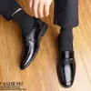 Zapatos de piel para hombre marca Dragonfly, zapatos casuales transpirables versátiles de piel genuina para hombre, nuevo modelo 2026, zapatos de suela blanda para papás de mediana edad