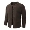 Suéter cárdigan chaqueta casual holgada para hombre de otoño e invierno transfronteriza, engrosado, de moda y moderno, suéter de punto holgado