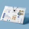 Carpeta de Acordeón A4 Estudiante Gran Capacidad Multicapa Organizador de Exámenes Bolsa de Almacenamiento Clasificación de Documentos Carpeta de Archivo Simple de Acordeón