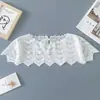 Nuevo Chal Pequeño de Encaje Estilo Coreano Combinable Blusa Calada Abrigo Pequeño de Verano para Mujer Chaleco Pequeño Camisa sin Mangas