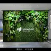 Muro Vegetal Transfronterizo, Muro Vegetal Artificial Tridimensional Simulado de Gama Alta, Decoración de Flores Artificiales, Fondo Verde, Muro de Césped Famoso en Internet