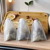 100 bolsitas de té línea de dibujo no tejido bolsa de medicina tradicional china té condimento bolsa filtrante para decocción grado alimenticio desechable