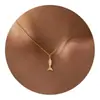 Verano 2025 Aliexpress Moda Sencilla Versátil Collar de Pez Lujo Ligero Nicho Colgante de Pez Marino Cadena para Clavícula