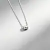 Collar Minimalista de Lujo con Forma de Cintura para Mujer, Estilo Influencer de Tiktok, Colgante de Perla de la Fortuna, Cadena para Clavícula, Acero de Titanio Chapado en Oro de 14K