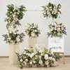 Terminado Nuevo Grande Guía de Carretera Flores Decorativas Celebración de Boda Leide Zhu Di Pai Pai Flores de Seda Arte Floral Decoración de Banquete de Compromiso
