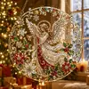 Atrapasoles de Arte Diamante Navideño Pintura Estilo Diamante Acrílico Navideño F