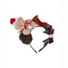 Diadema de Oso Navideño Linda Diadema con Lazo Decoración Navideña Accesorios para Fotos de Parque de Diversiones Adorno para la Cabeza de Año Nuevo
