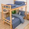 Juego de Seis Piezas para Cama de Dormitorio, Juego de Tres Piezas para Estudiante, Juego de Cuatro Piezas, Artículos Escolares de Algodón Puro, Juego Completo de Colchas y Ropa de Cama