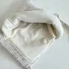 Gorro de Bebé Otoño e Invierno Gorro de Punto Grueso Cálido para Bebés y Niños Pequeños, Estilo Coreano Fresa Princesa Gorro de Punto con Puntiagudo para Protección de Orejas