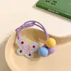 Xuxinhas de Cabelo Infantis Ursinho Cartoon Prendedores de Rabo de Cavalo Elásticos para Meninas