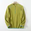 Item Principal! Corte Vertical D Tecido Novo Composto Xadrez Lã Polar Outono e Inverno Masculino e Feminino Outdoor Meio Zíper 9559