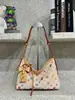 Moda Transfronteriza Versátil Bolso Tote de Alta Calidad con Estampado Vintage Bolso de Hombro Modelo Nuevo 2026 Bolso de Hombro Grande para Viajes Diarios