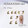 Serie Cielo Nocturno Accesorios de Aleación para Uñas Luna Estrella Diamante Meteoro Decoraciones de Uñas Portátiles Decoración Hecha a Mano DIY
