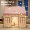 Tienda de campaña interior para niños, Cabaña Rosa, Castillo de Princesa, Casa de Juegos, Tienda de campaña de Juguete para Jugar a las Casitas, Se Puede Combinar con Luces de Colores