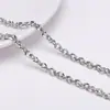 Corrente de Aço Inoxidável Semi-Acabada, Corrente de Elo Oito, Corrente Cruzada, Corrente de Extensão, Pulseira, Acessórios para Colares, Materiais para Joias DIY Atacado