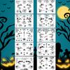 Amazon Nuevo Halloween Araña Tatuaje Telaraña Fiesta Maquillaje Divertido Pegatina Facial Pegatina de Tatuaje para la Esquina
