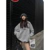Suéter con Capucha Sudadera con Capucha Estampada para Mujer Sudadera con Capucha Linda para Estudiante Primavera y Otoño Largo Medio Manga Larga Simple para Ir al Trabajo