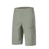 Calças Cropped Impermeáveis para Caminhada e Corrida Masculinas, Calças Cargo Largas de Tecido Tamanho Grande, Shorts Esportivos de Secagem Rápida para o Verão, Feito Sob Medida
